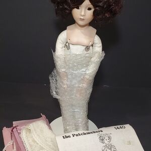 The Patchmakers Porcelain Classics Doll Featured In Woman's Day 1440 Lydia NWT